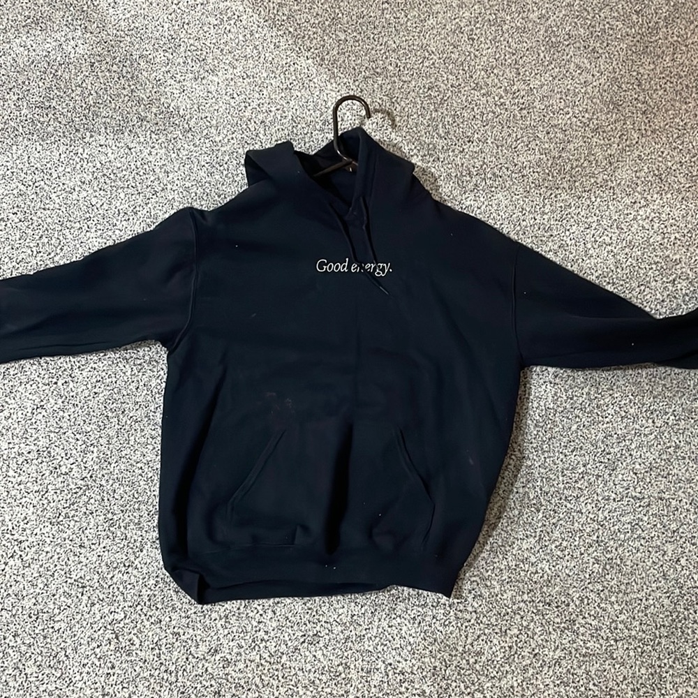 Black hoodie